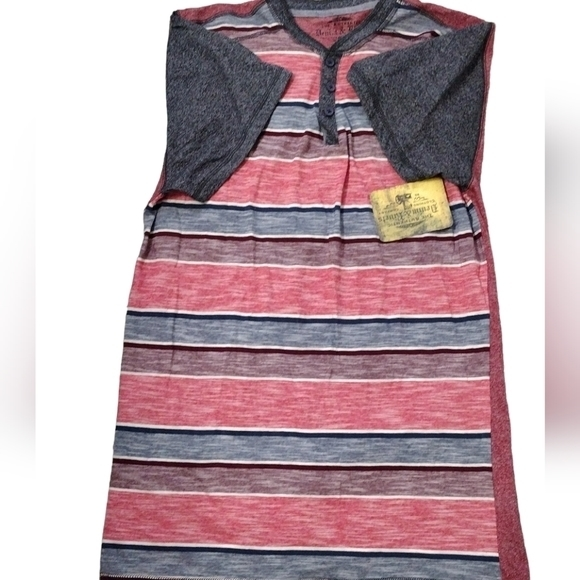 NWT The Authentic Denim & Rivets Men's Shirt Sleeve Shirt Size XXL - Picture 1 of 6